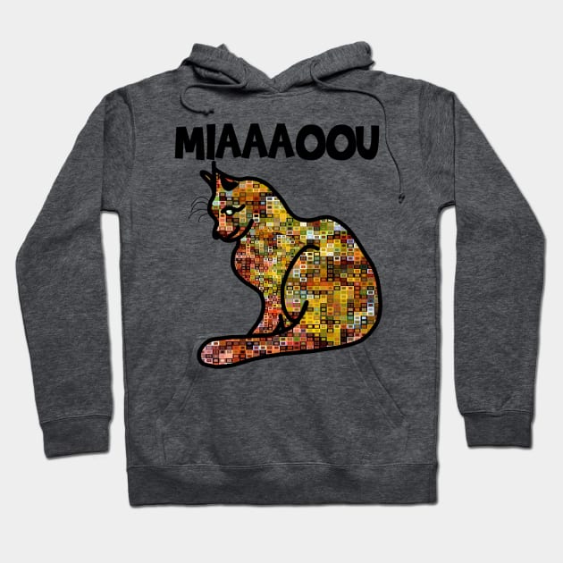 Miaou le bébé chat Hoodie by GribouilleTherapie